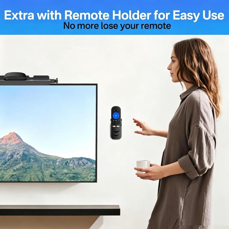 Estante superior ajustable para TV de 13 pulgadas, montado en la pared.