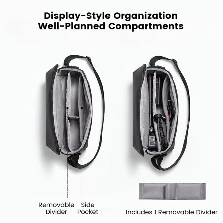 Bolsa de almacenamiento para cámara de acción Baona BN-DJ004, tipo bandolera, para DJI Osmo Action 4 / Action 5 Pro / Action 6 / Pocket 3