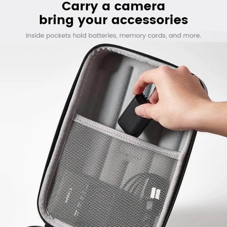 Baona FH002 Bolso bandolera de un solo hombro para cámara, portátil, con funda protectora rígida de EVA.