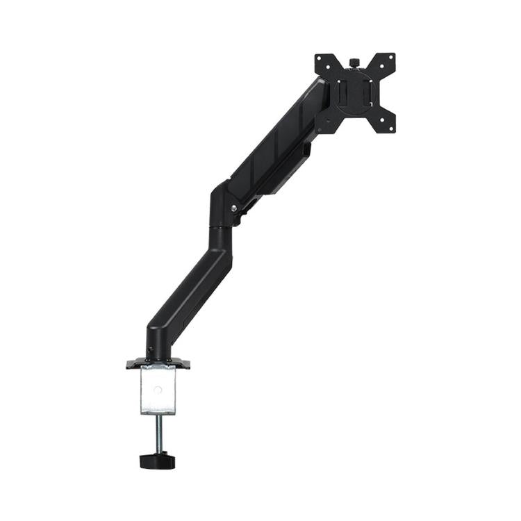 Soporte de escritorio ajustable en altura con resorte cilíndrico y brazo articulado para monitores de 10 a 32 pulgadas., DY-01