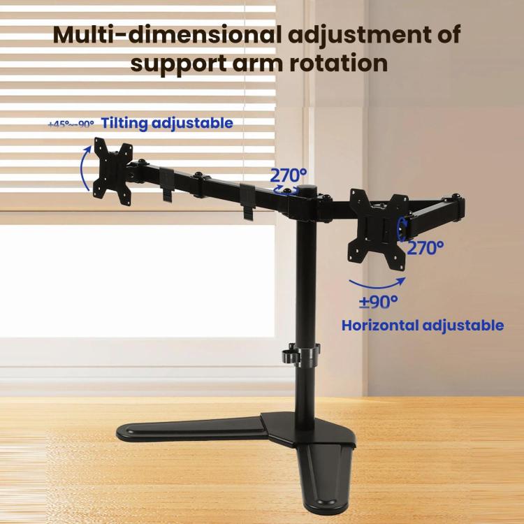 Soporte para monitor de 10 a 32 pulgadas, con brazo articulado, giratorio y de altura ajustable., ZX-01