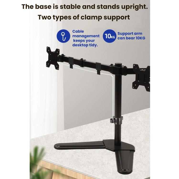 Soporte para monitor de 10 a 32 pulgadas, con brazo articulado, giratorio y de altura ajustable., ZX-01