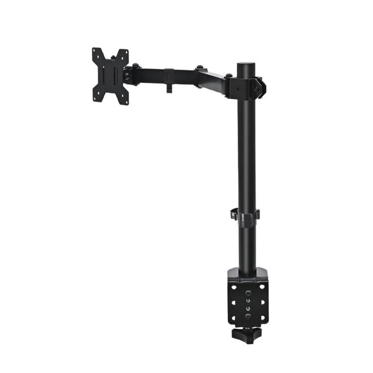 Soporte mecánico giratorio de un solo brazo para monitor de computadora con abrazadera de escritorio, ZX-MT011