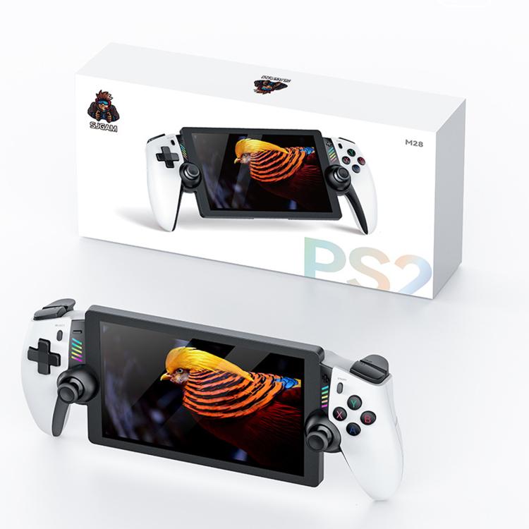 Consola de juegos portátil SJGAM M28 con experiencia de vibración y pantalla IPS de 7 pulgadas., 128GB, 256GB