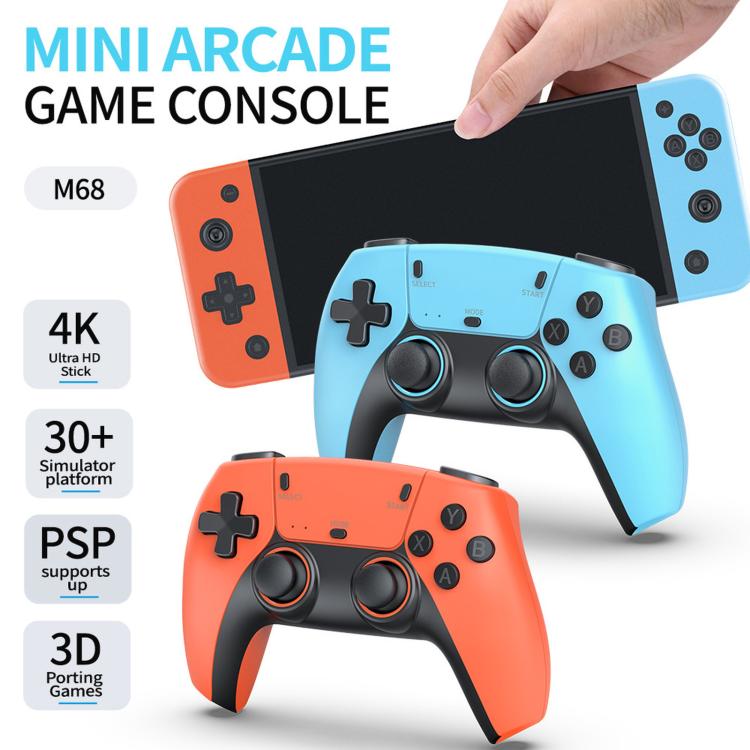 Consola de juegos SJGAM M68 4K HD para TV, 3 en 1, máquina recreativa 3D de gran tamaño., 64GB, 128GB, 256GB