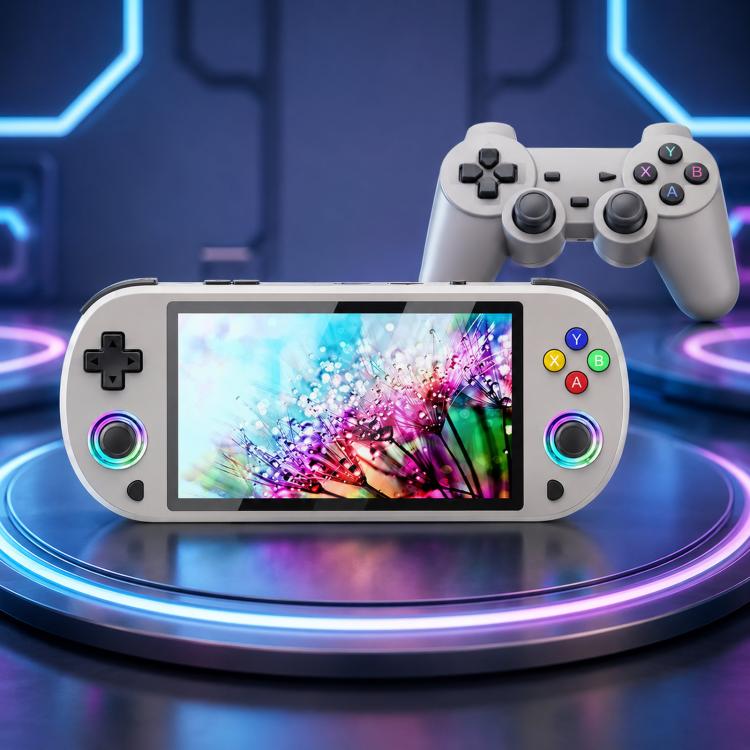 Consola de juegos portátil retro de código abierto SJGAM M22 PRO de 5 pulgadas con pantalla HD IPS y mando incluido., 64GB Gray, 128GB Gray, 256GB Gray, 64GB Black, 128GB Black, 256GB Black