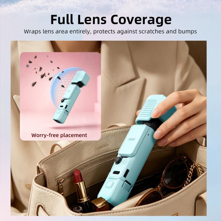 Funda protectora de silicona con parasol para la pantalla del DJI Osmo Pocket 4 BRDRC