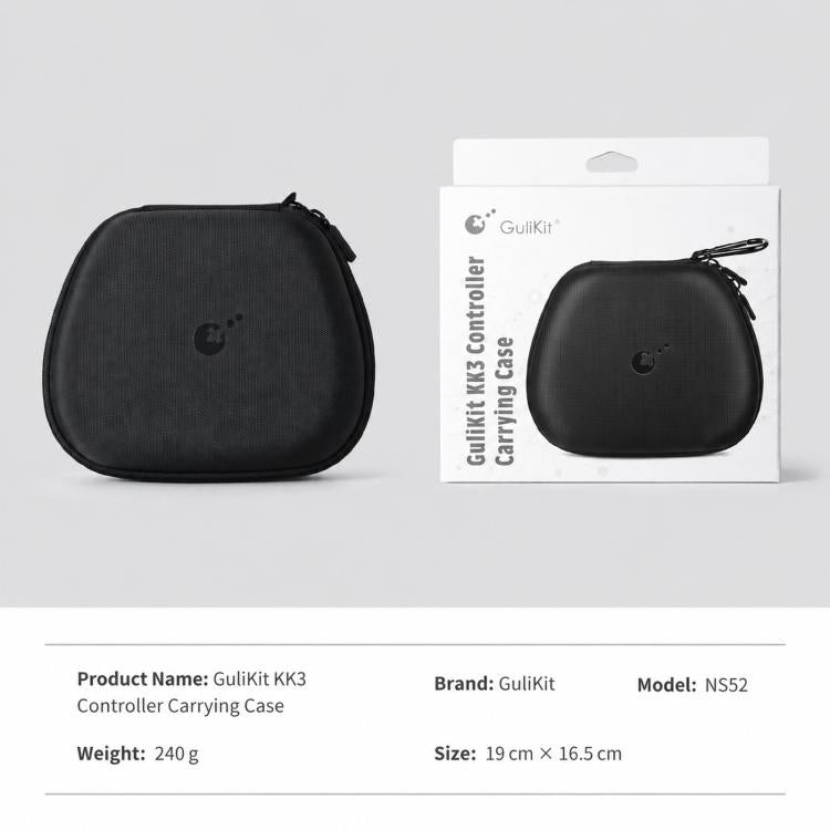 Estuche rígido de transporte GuliKit NS52 para mandos KK3 Max / KK3 Pro / KingKong 2 / Xbox Series S/X y Xbox One, bolsa de almacenamiento de viaje.