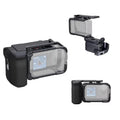 Para DJI Action 6 TELESIN Street Photography Grip Set, jaula de cámara de aleación de aluminio, empuñadura de mano, For DJI Action 6