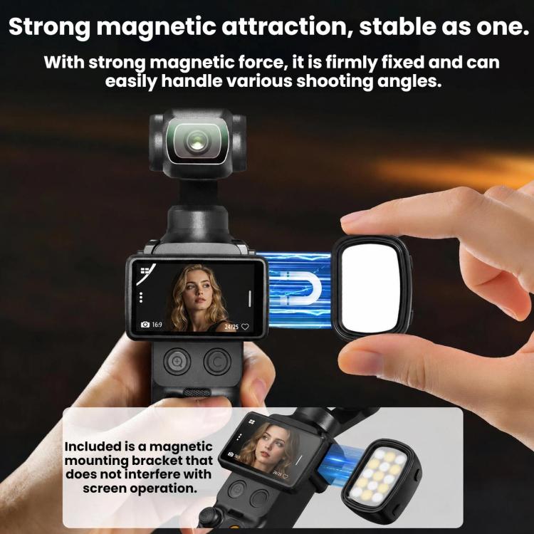 Luz magnética portátil para selfies DJI Pocket 4 BRDRC