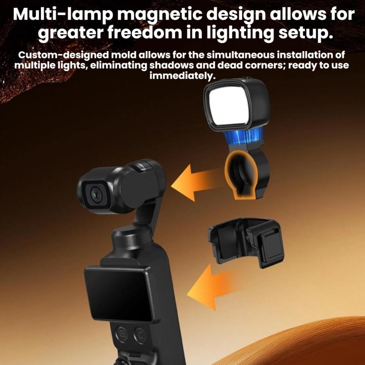 Luz magnética portátil para selfies DJI Pocket 4 BRDRC
