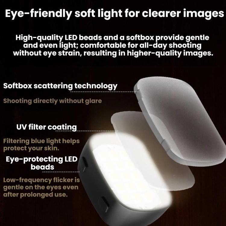Luz magnética portátil para selfies DJI Pocket 4 BRDRC