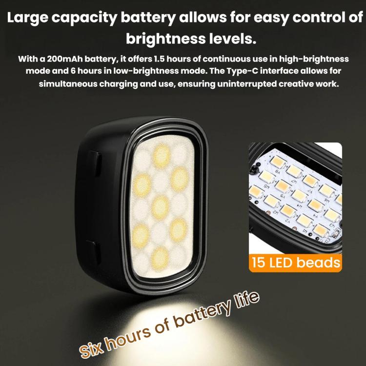 Luz magnética portátil para selfies DJI Pocket 4 BRDRC
