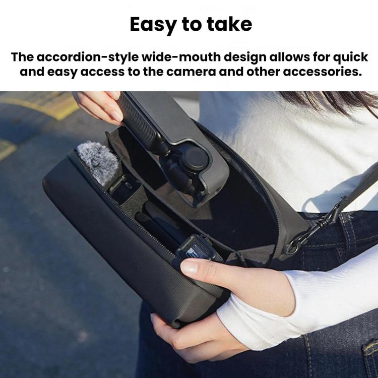 Bolsa protectora de almacenamiento tipo bandolera BRDRC para DJI Osmo Pocket 4/3