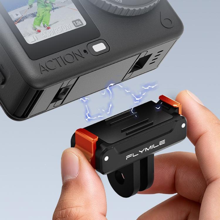 Base magnética de liberación rápida FLYMILE para DJI Osmo Action 6 / 5 Pro / 4 / 3