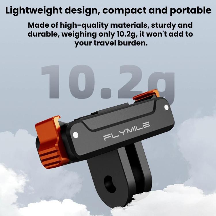 Base magnética de liberación rápida FLYMILE para DJI Osmo Action 6 / 5 Pro / 4 / 3