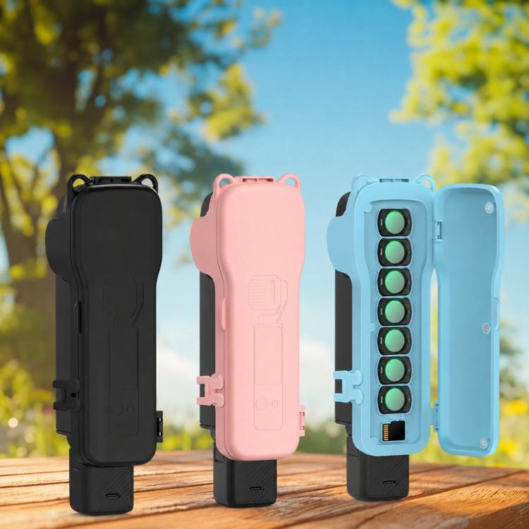 Estuche abatible con cierre magnético para filtros BRDRC para DJI Osmo Pocket 3