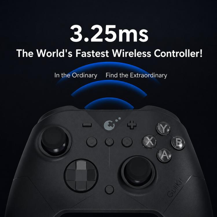 Controlador GuliKit ES Pro para eSports con joysticks TMR y soporte para Switch / Switch 2 Wakeup