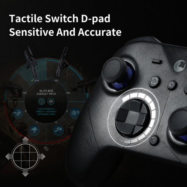 Controlador GuliKit ES Pro para eSports con joysticks TMR y soporte para Switch / Switch 2 Wakeup
