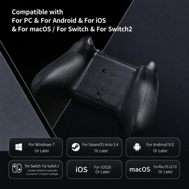 Controlador GuliKit ES Pro para eSports con joysticks TMR y soporte para Switch / Switch 2 Wakeup