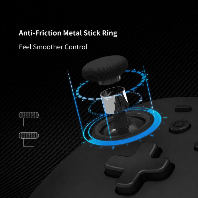Controlador GuliKit NS39 KK3 MAX con joysticks y gatillos de efecto Hall. Compatible con Windows, Switch, Switch 2, Android e iOS.