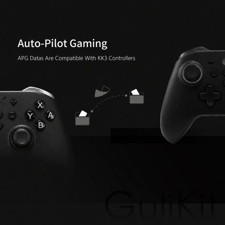 Controlador GuliKit KK2T con joystick electromagnético TMR, compatible con NFC, Amiibo y función de activación por Switch.