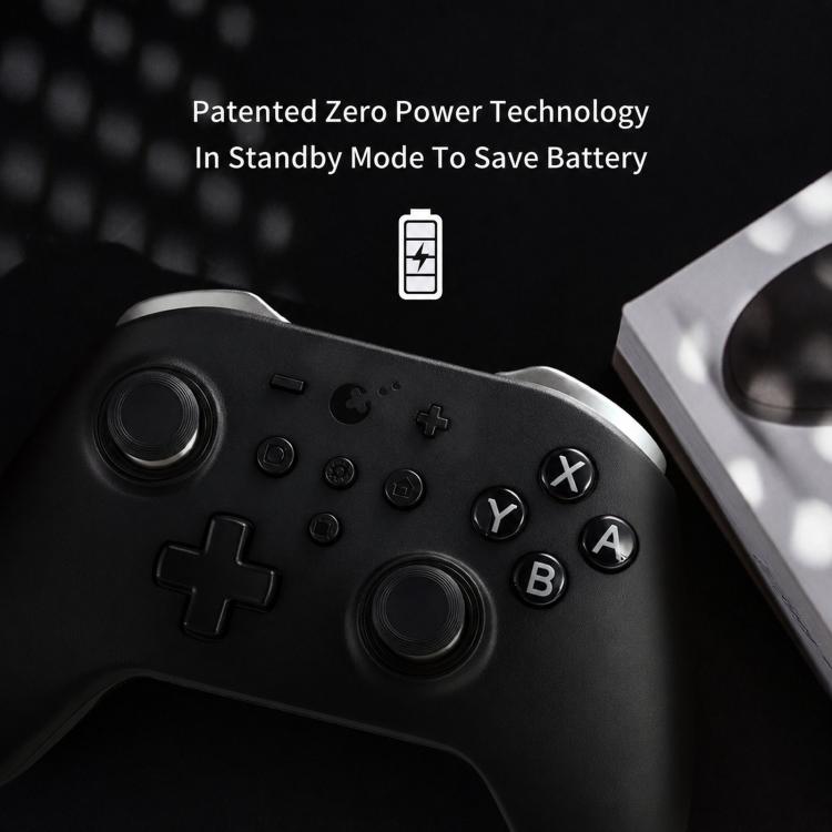 Controlador GuliKit KK2T con joystick electromagnético TMR, compatible con NFC, Amiibo y función de activación por Switch.
