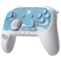 Mando inalámbrico EasySMX S10 para Nintendo Switch y Switch 2 con NFC, vibración HD y carcasa intercambiable.