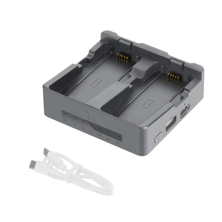 Cargador paralelo YX PD de 45 W para DJI Neo 2, concentrador de carga rápida bidireccional con modo de almacenamiento de batería., 2-Way Flat