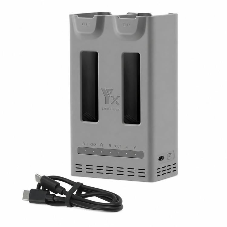 Cargador paralelo YX PD de 100 W para DJI Avata 360, concentrador de carga rápida bidireccional con modo de almacenamiento de batería., 2-Way