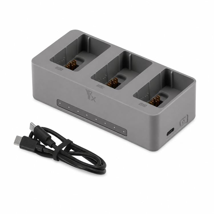 Cargador paralelo YX PD de 100 W para DJI Avata 360, concentrador de carga rápida de 3 vías con modo de almacenamiento de batería., 3-Way