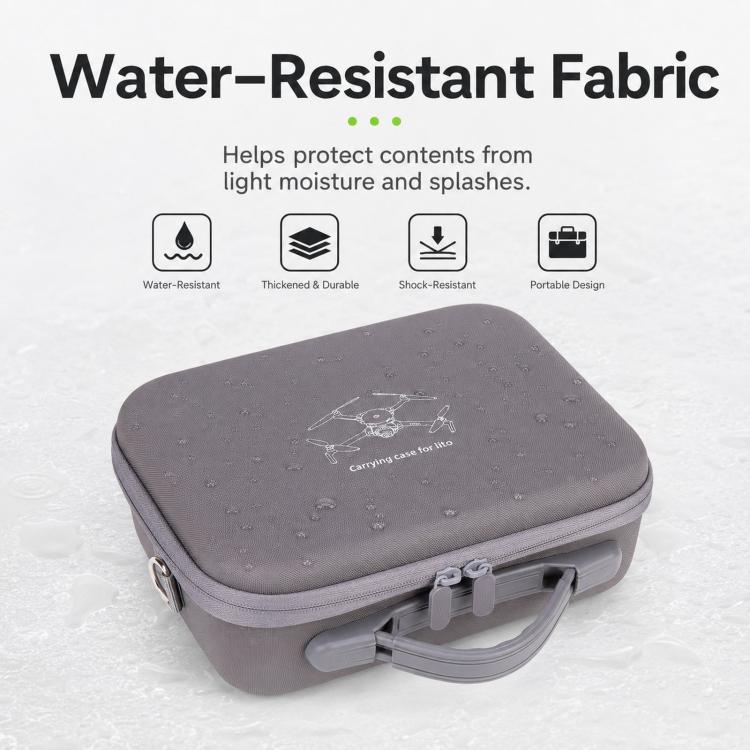 Bolsa de almacenamiento portátil para dron DJI Lito 1 y control remoto estándar.