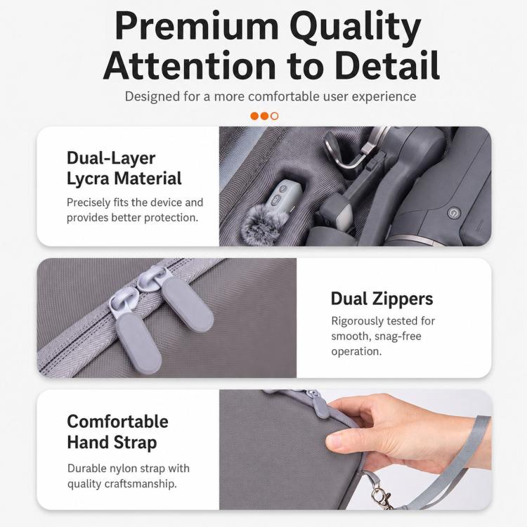Funda de transporte y bolsa de almacenamiento para gimbal DJI OSMO Mobile 8P