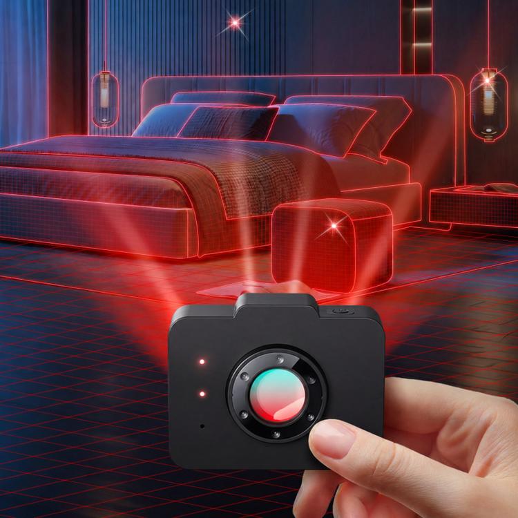 Detector de cámaras espía infrarrojo TC200 para encontrar privacidad en hoteles., TC200
