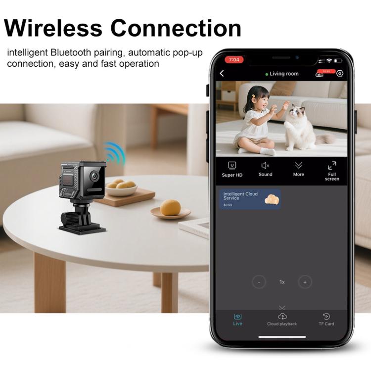 Remote Monitoring 2MP WiFi HD Night Vision Wireless Multi-Functional Camera