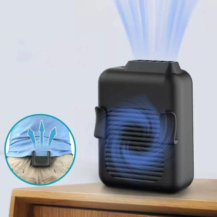 Mini ventilador de cintura colgante con carga USB, ventilador portátil sin hojas, 4000mAh, 6000mAh