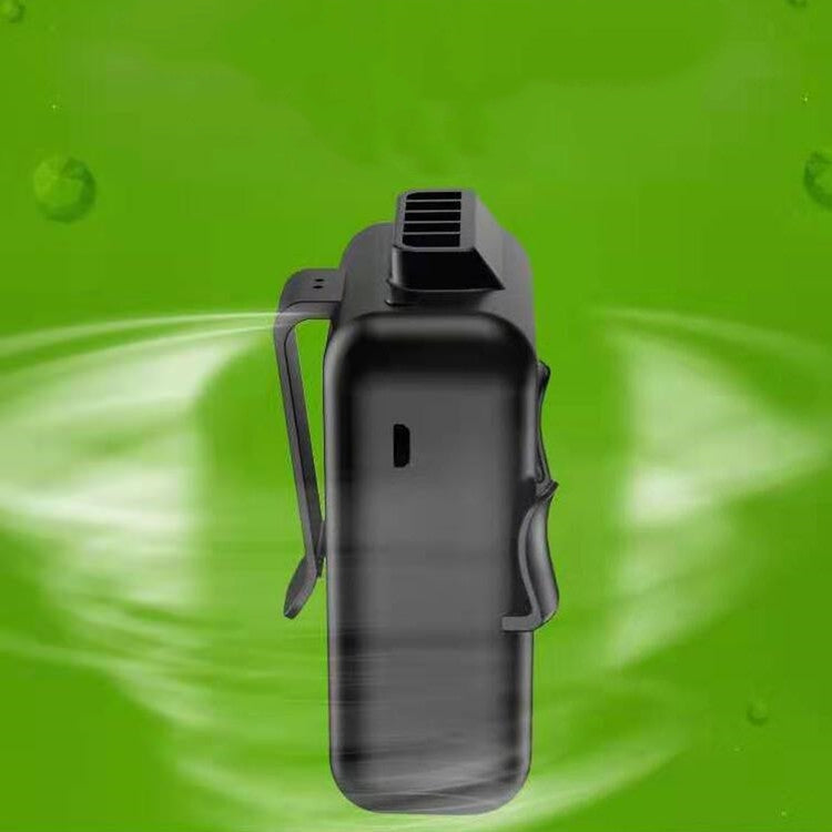 Mini ventilador de cintura colgante con carga USB, ventilador portátil sin hojas, 4000mAh, 6000mAh