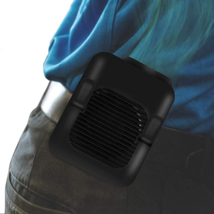 Mini ventilador de cintura colgante con carga USB, ventilador portátil sin hojas, 4000mAh, 6000mAh