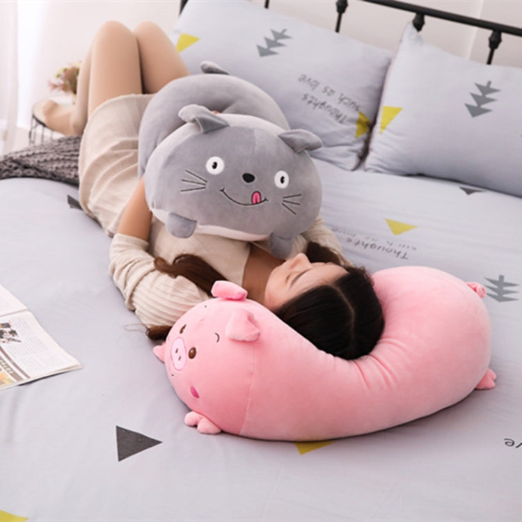 Nueva almohada de viñetas de animales suaves, cojín, lindo perro gordo, gato, Totoro, pingüino, cerdo, Rana, juguete de peluche, 28cm, 60cm, 90cm
