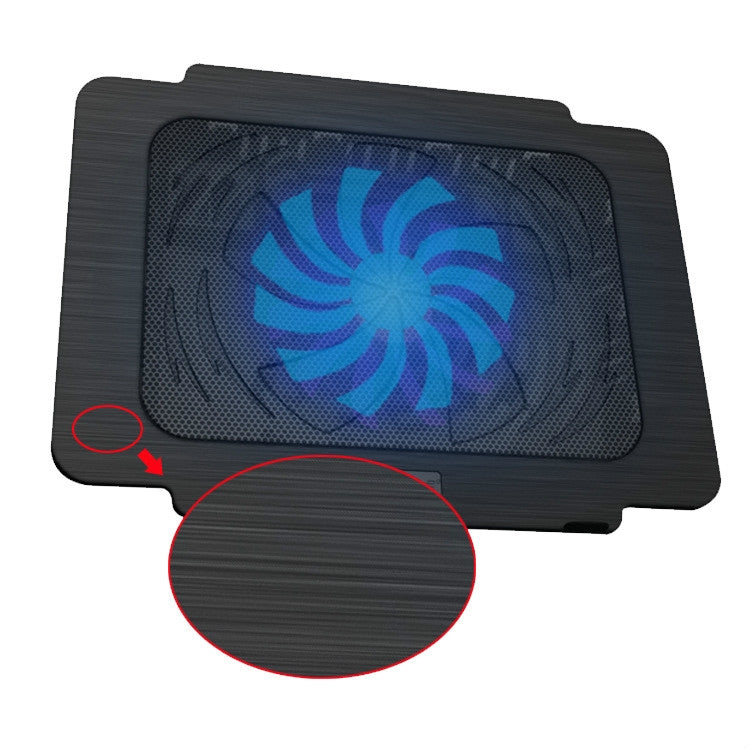 COOLCOLD K16 Soporte de ajuste de enfriamiento silencioso para radiador de computadora portátil