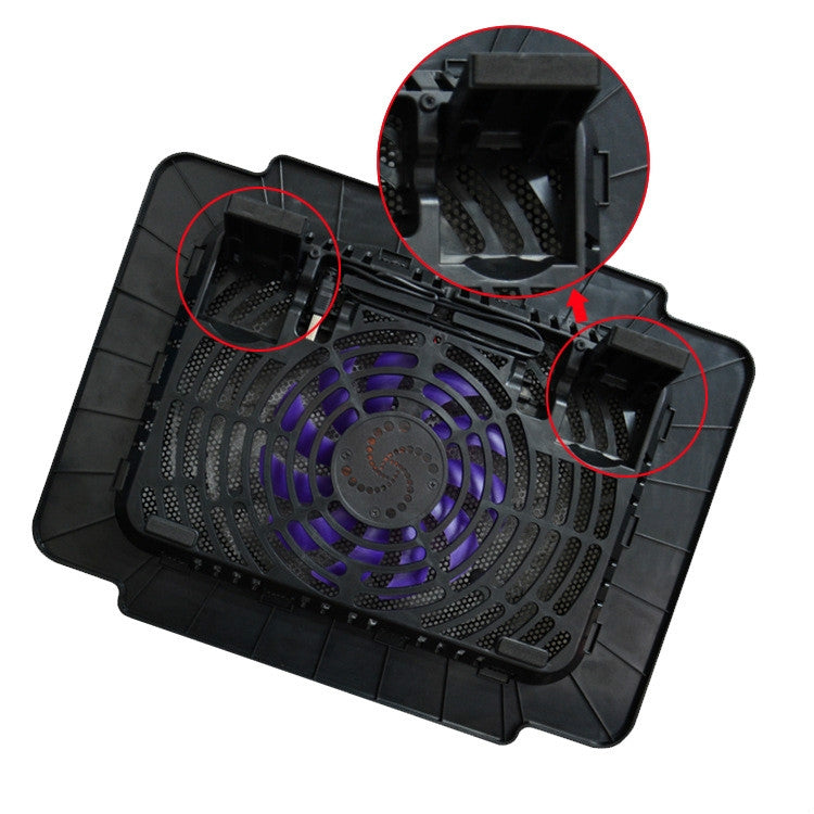 COOLCOLD K16 Soporte de ajuste de enfriamiento silencioso para radiador de computadora portátil