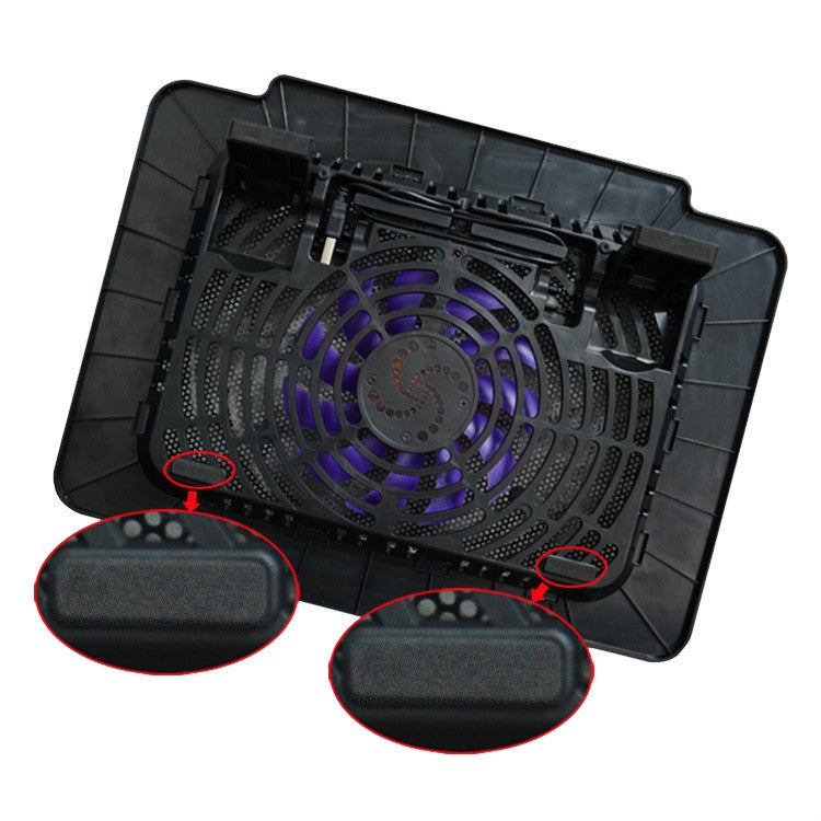 COOLCOLD K16 Soporte de ajuste de enfriamiento silencioso para radiador de computadora portátil