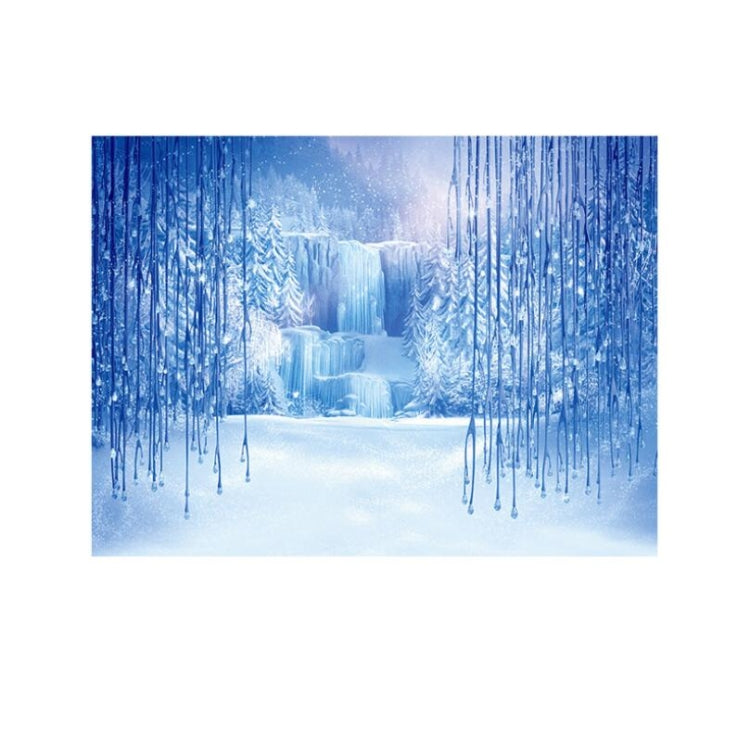 2,1 m x 1,5 m Frozen Party Setting Snow Foto Tela de fondo, Frozen