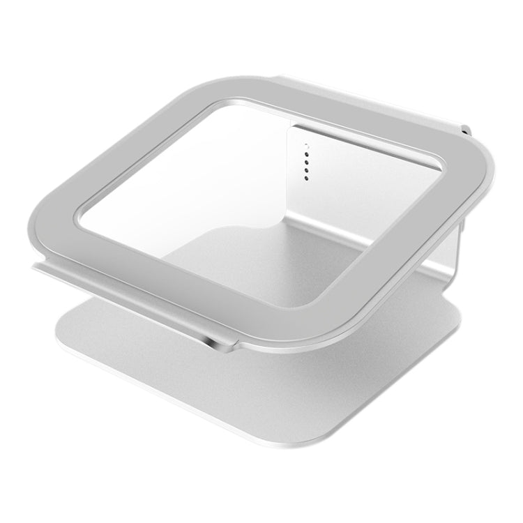 Soporte de refrigeración para portátil de aleación de aluminio ajustable en altura rotación 360 ergonómico soporte para portátil de 10-17 pulgadas para MacBook Air Pro, 360 Rotation