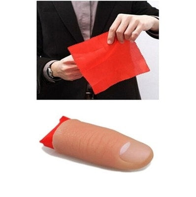 5 uds de goma dedo pulgar punta bufanda Disapper escenario mostrar accesorios mágicos, Rubber Finger