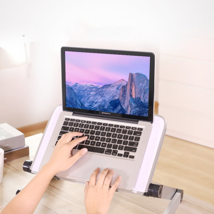 Soporte universal para computadora portátil de aleación de aluminio plegable con ajuste de 360 grados