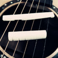 Almohada para cuerdas de guitarra, almohada de hueso de buey superior e inferior, puente, accesorios para guitarra, Guitar String
