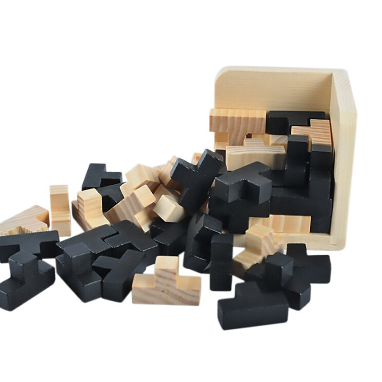 Rompecabezas 3D creativo Luban juguetes de madera entrelazados, Luban Interlocking