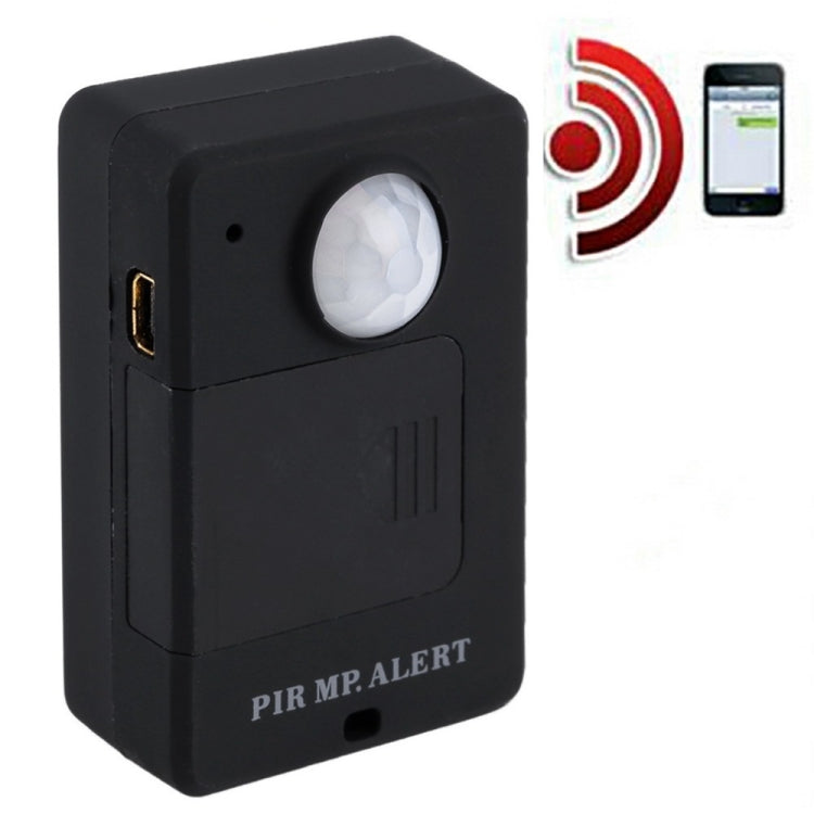Mini sensor de alerta PIR Inalámbrico Infrarrojo GSM Alarma Monitor Detector de movimiento Detección Sistema antirrobo para el hogar, Enchufe de la UE, Infrared GSM Alarm