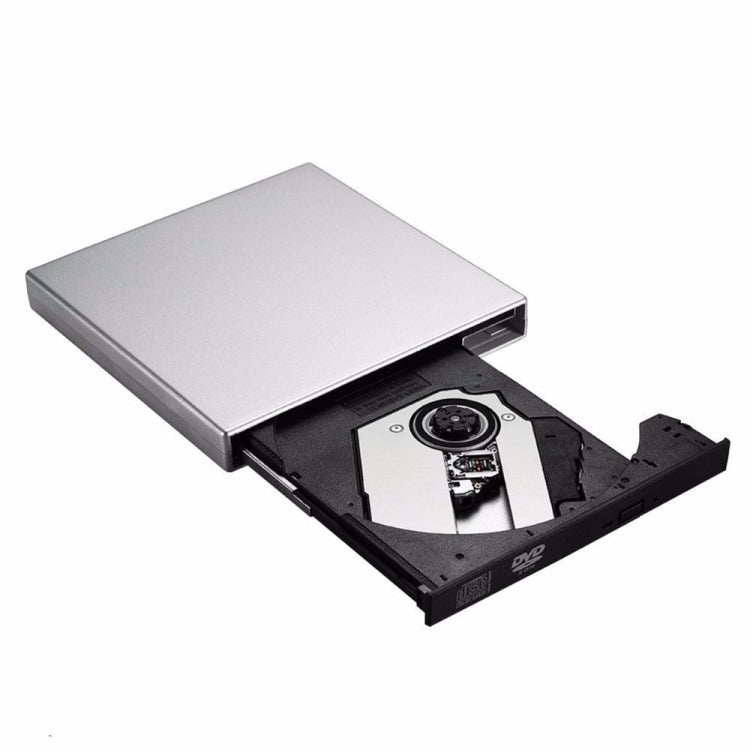 USB 2,0 portátil ultrafino externo ranura en DVD-RW CD-RW CD DVD ROM reproductor de unidad grabadora regrabadora para PC